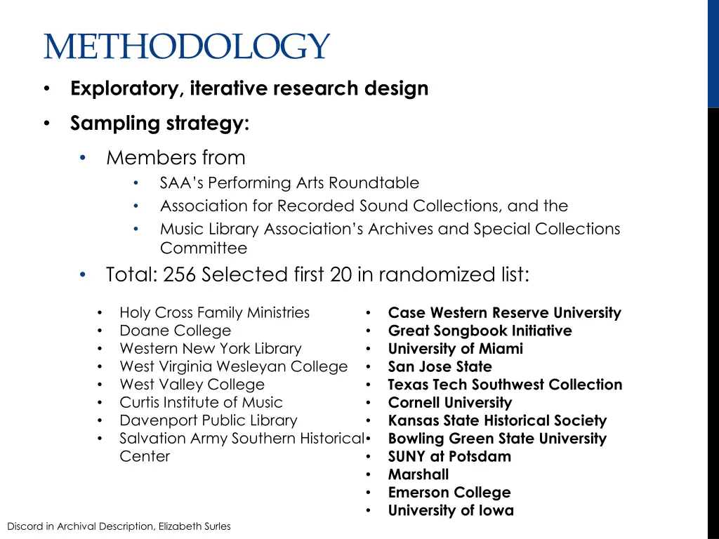 methodology exploratory iterative research design