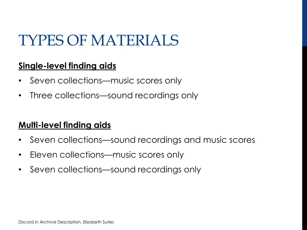 types of materials