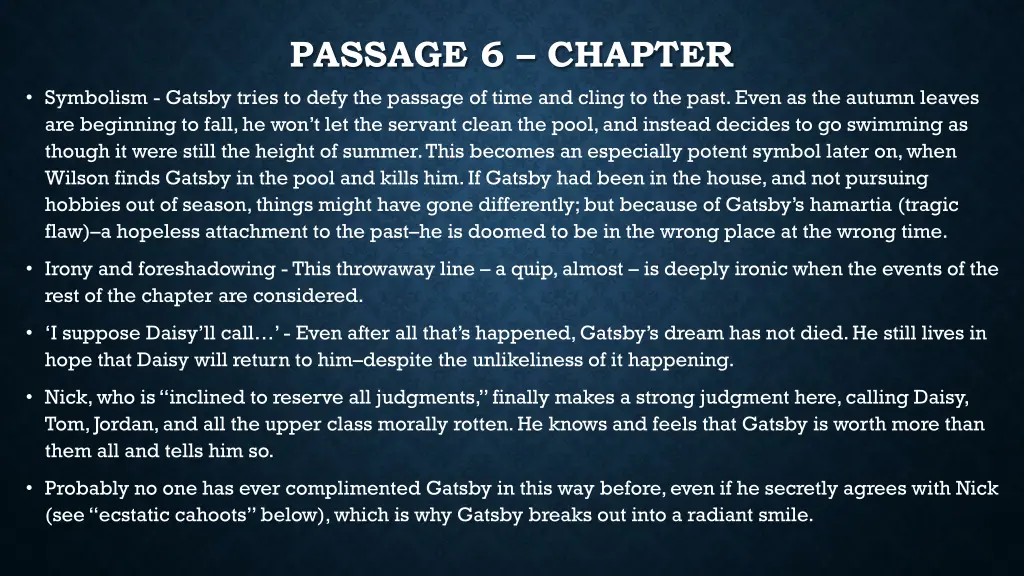 passage 6 chapter