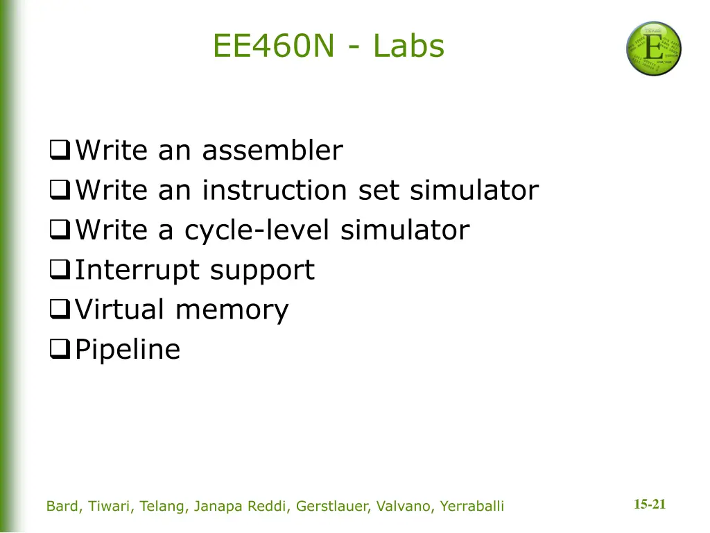 ee460n labs