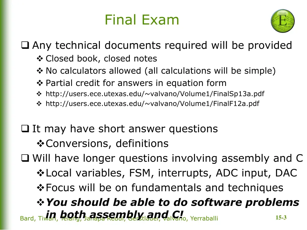 final exam 1