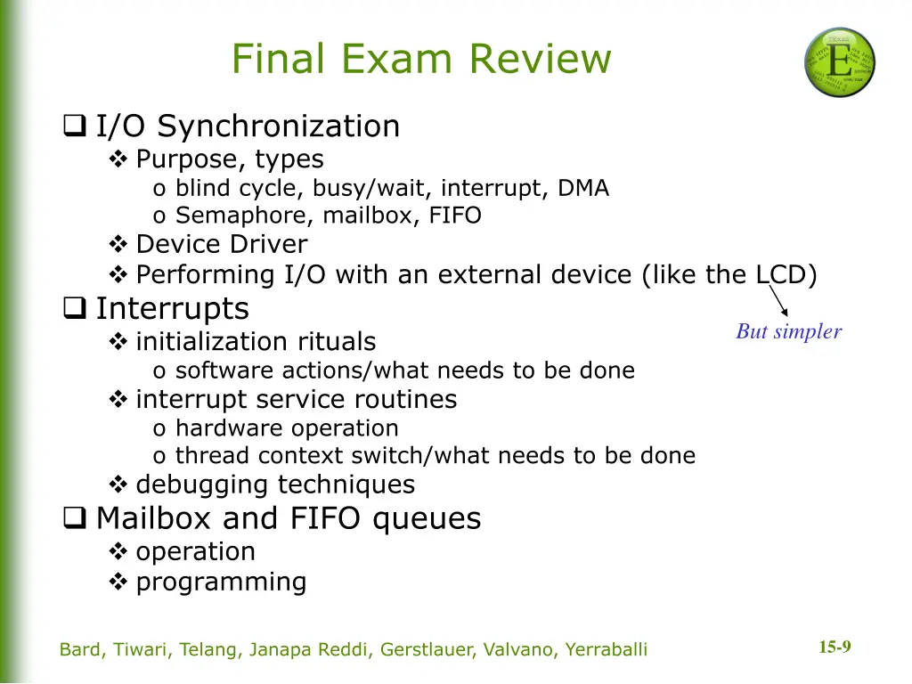 final exam review 5