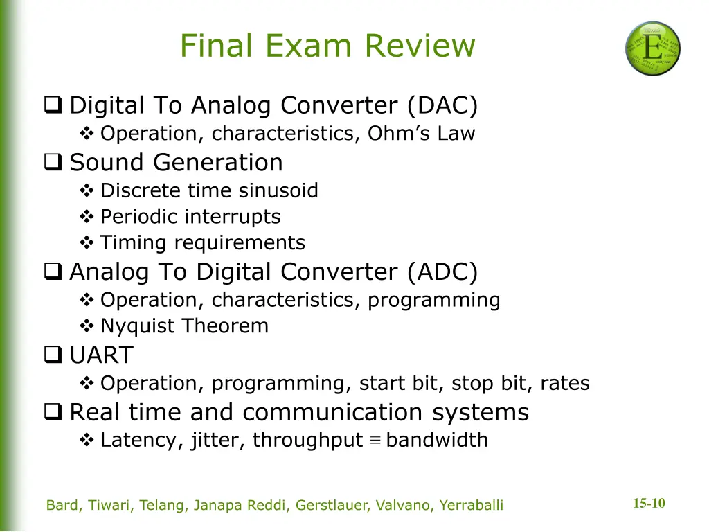 final exam review 6