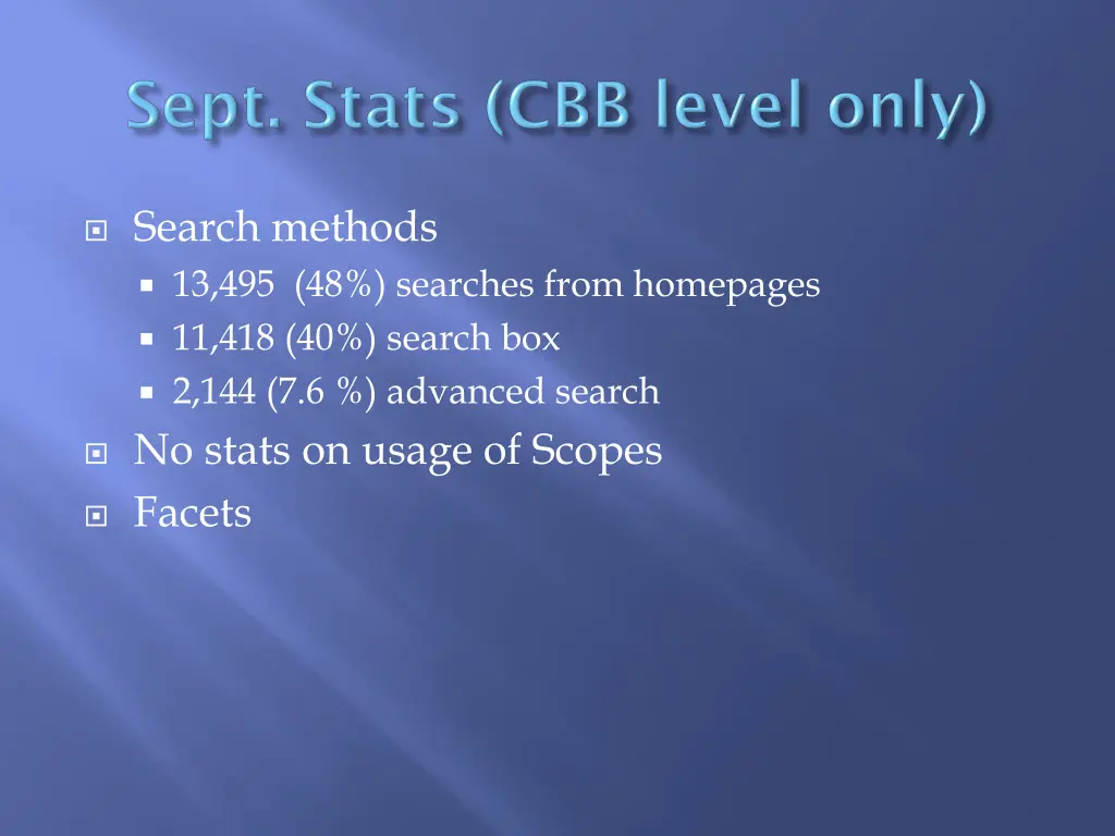 search methods 13 495 48 searches from homepages