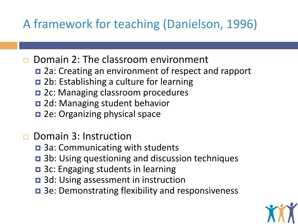 a framework for teaching danielson 1996