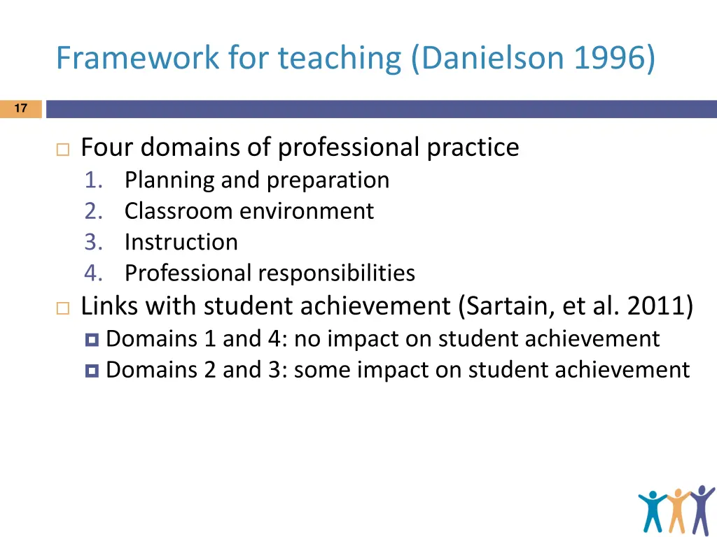 framework for teaching danielson 1996