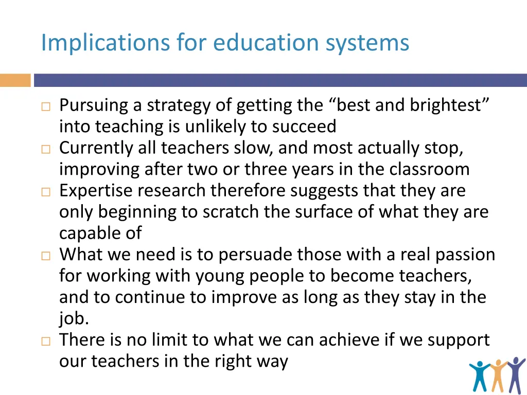 implications for education systems