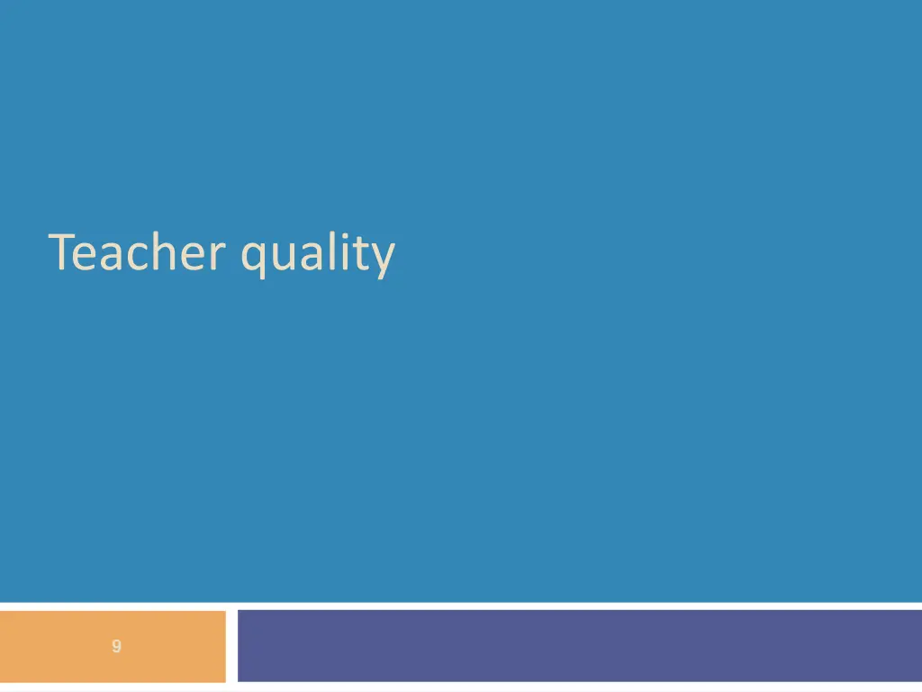 teacher quality