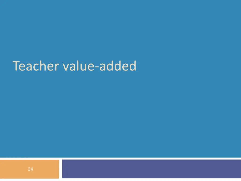 teacher value added