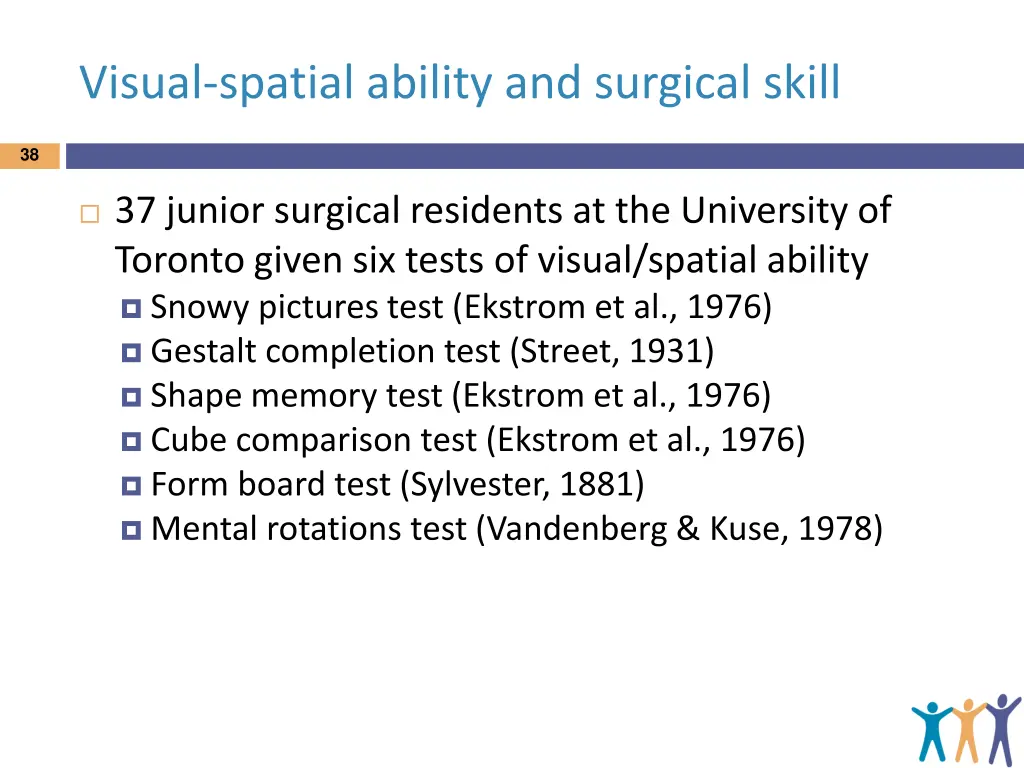 visual spatial ability and surgical skill