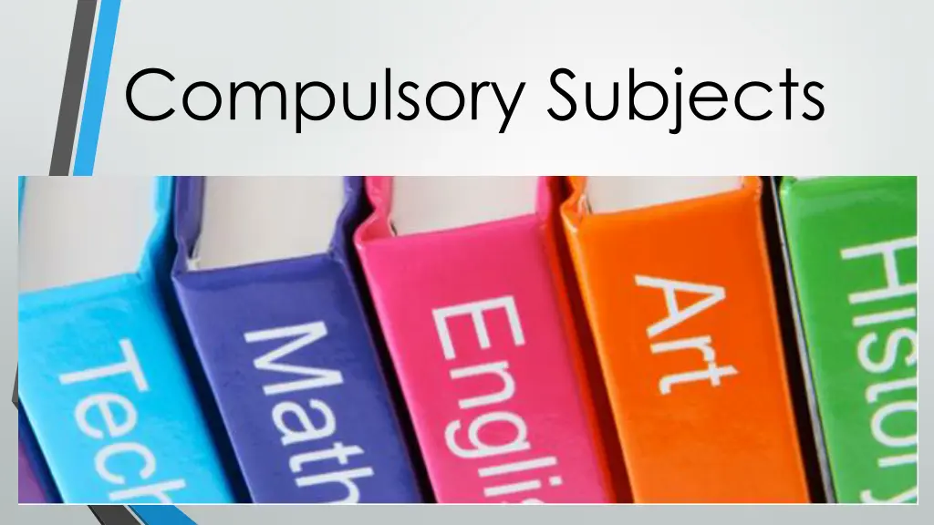 compulsory subjects