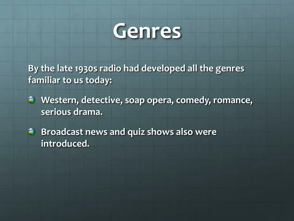 genres