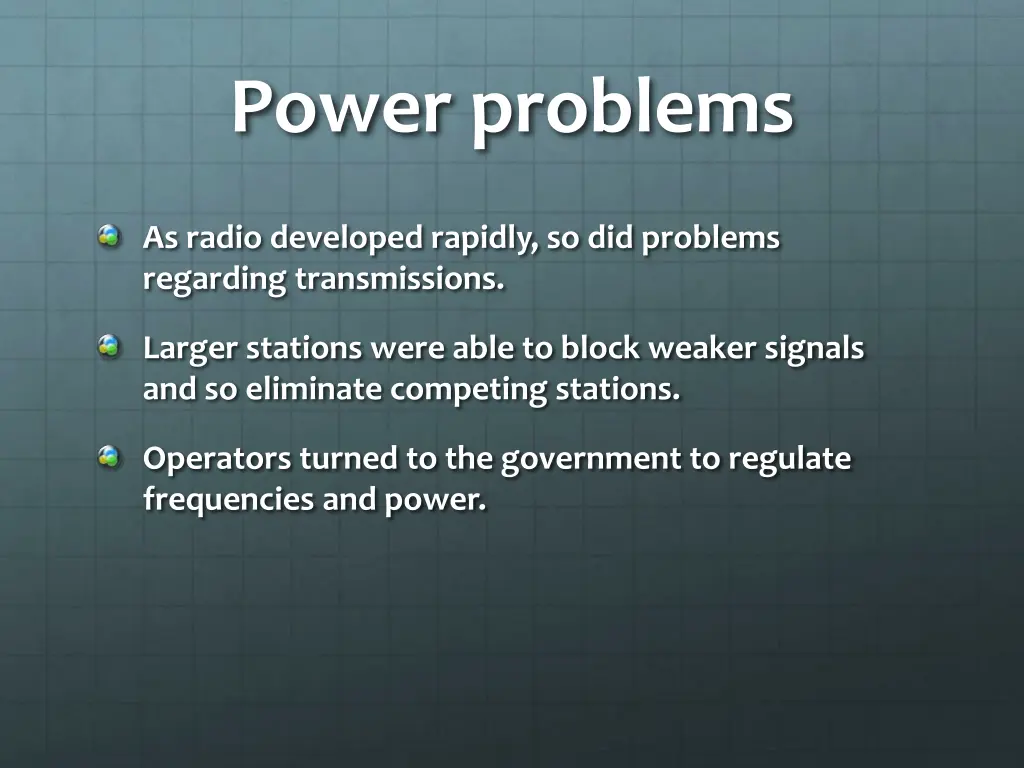 power problems