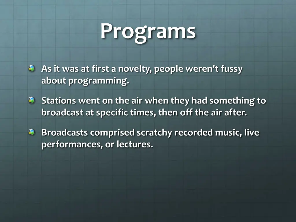 programs