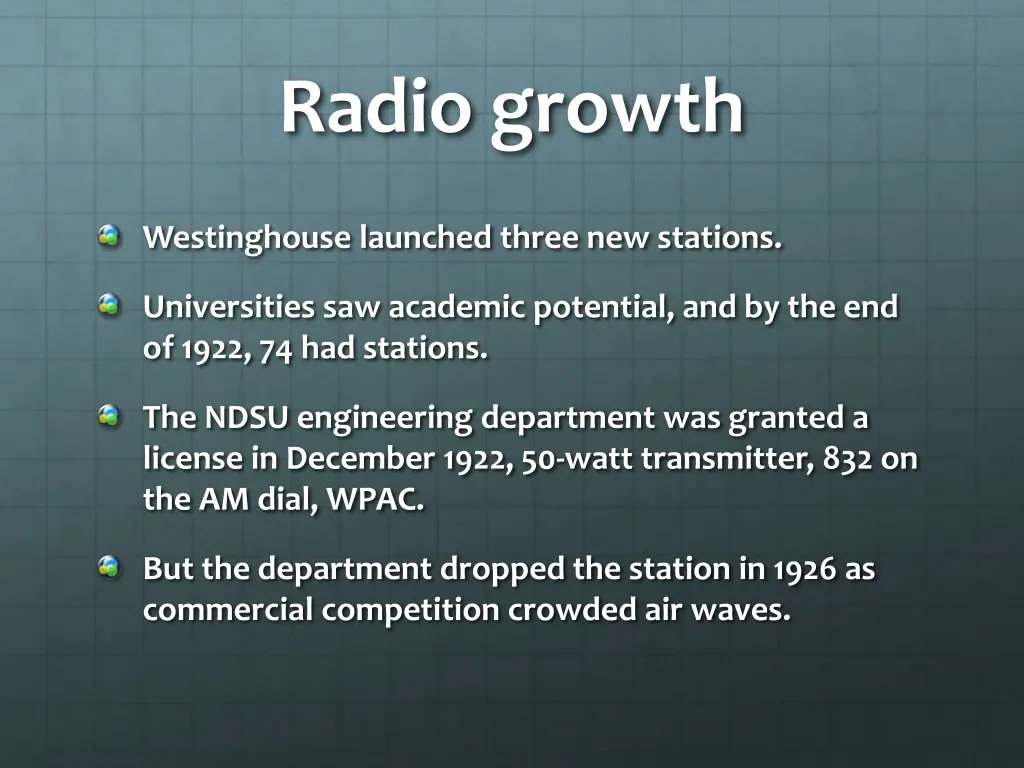 radio growth