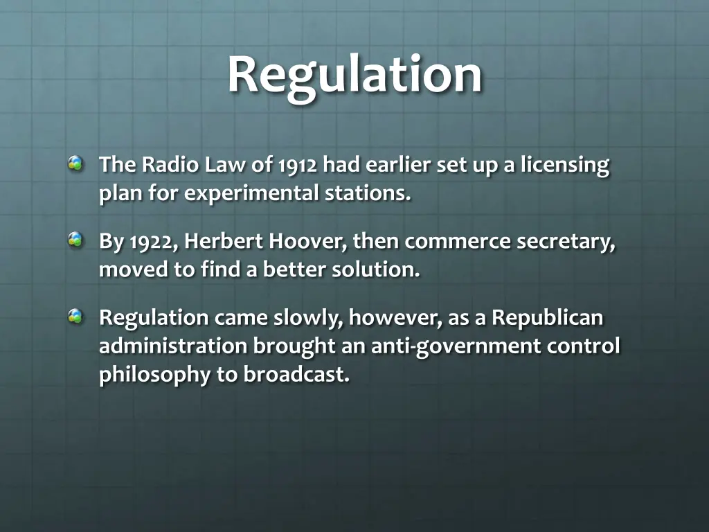 regulation