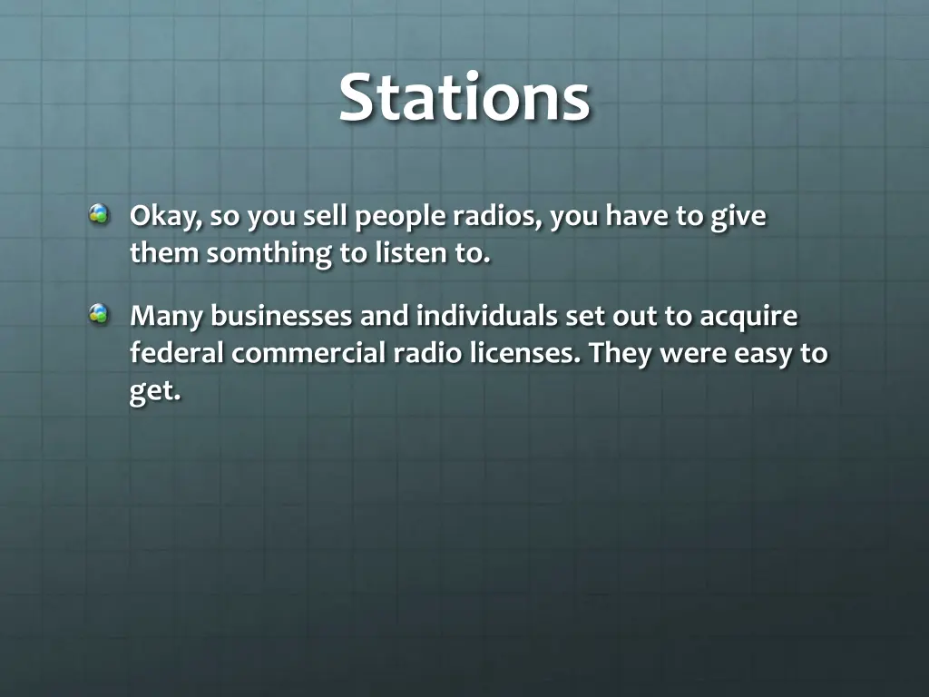 stations