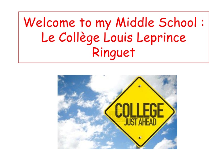 welcome to my middle school le coll ge louis