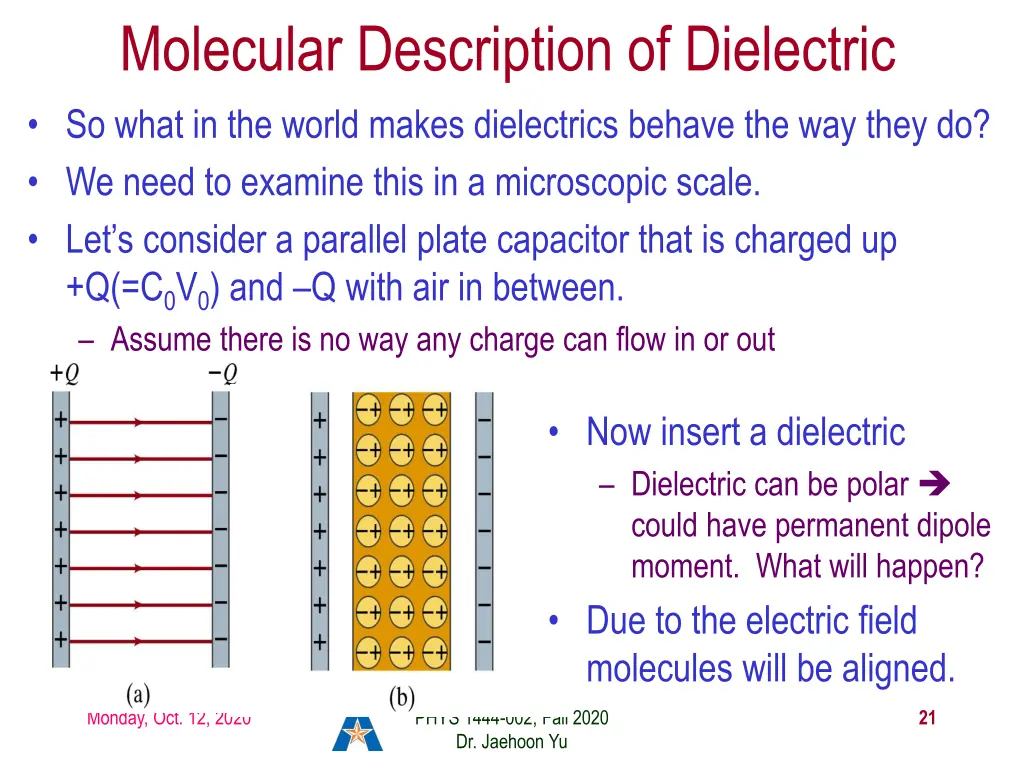 molecular description of dielectric so what