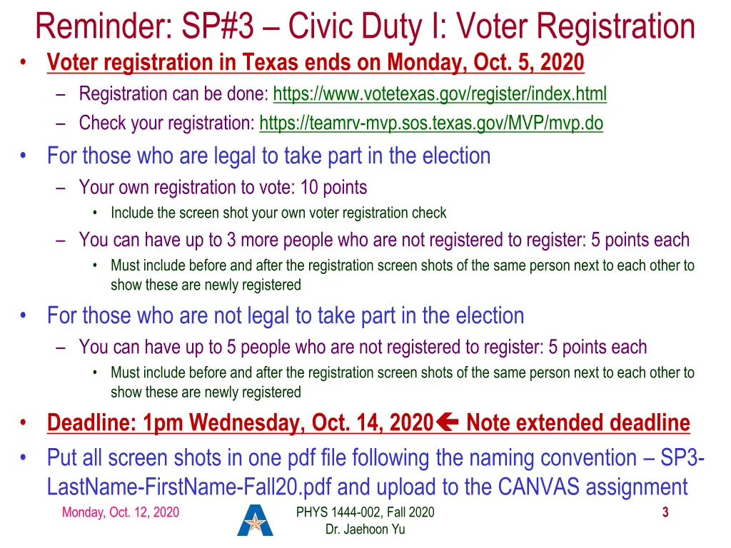 reminder sp 3 civic duty i voter registration