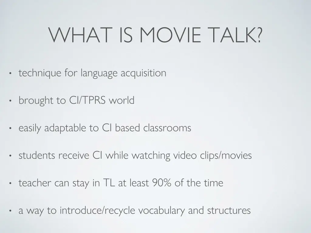 what is movie talk