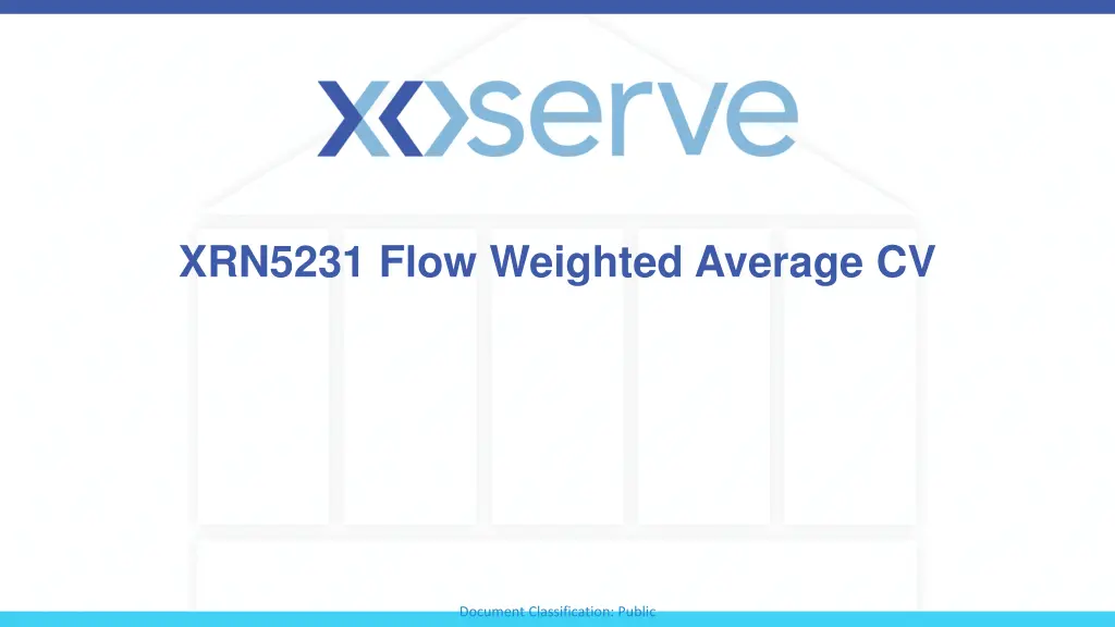 xrn5231 flow weighted average cv