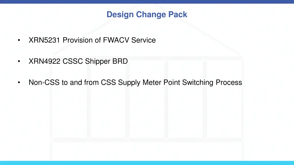 design change pack