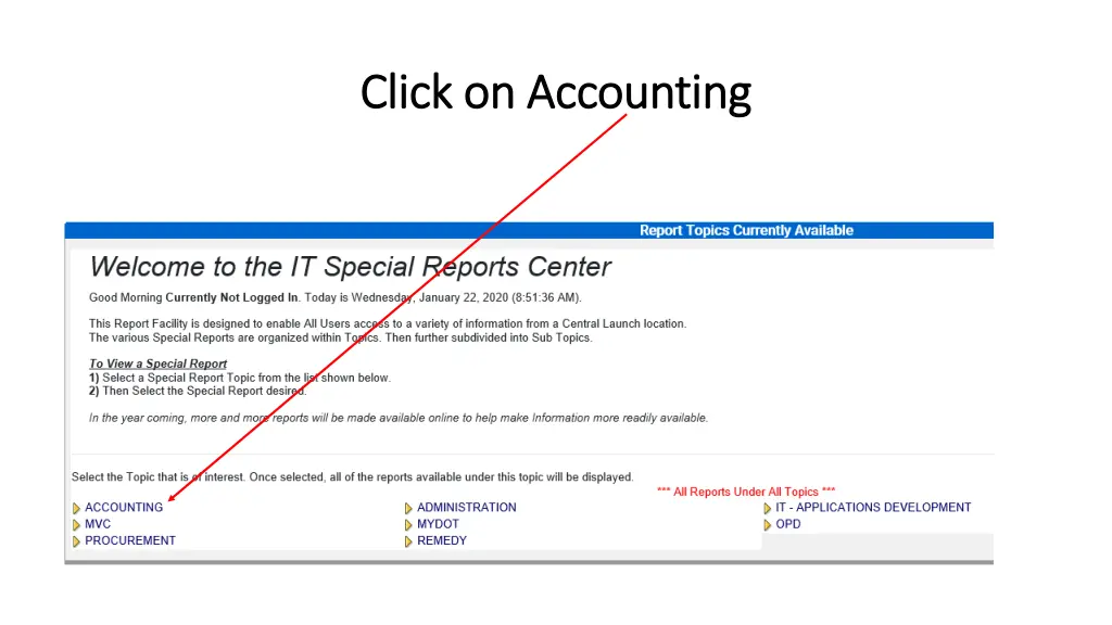 click on accounting click on accounting