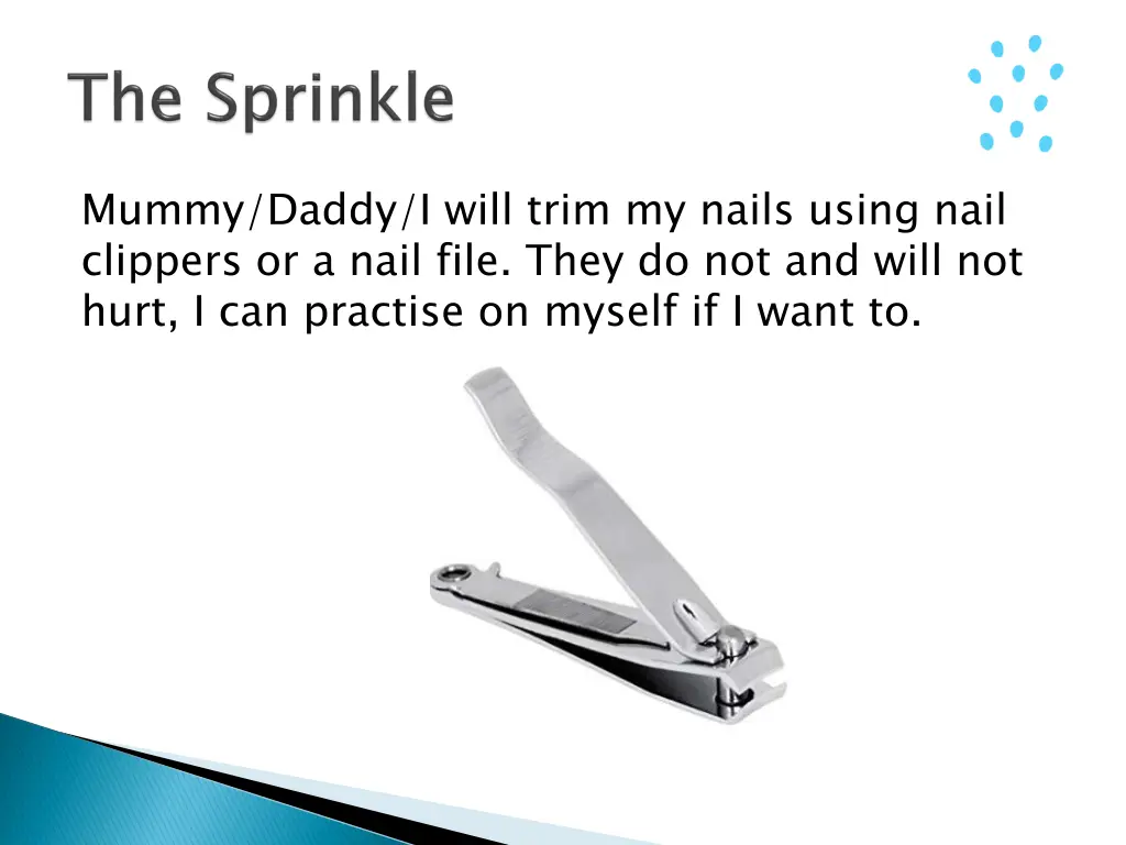 mummy daddy i will trim my nails using nail