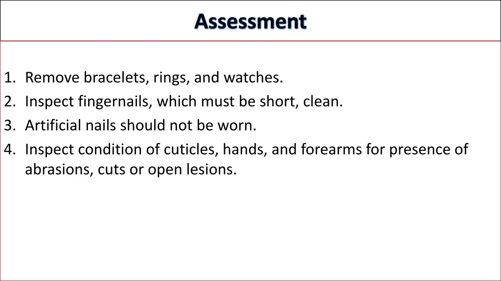 assessment