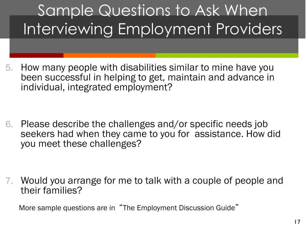 sample questions to ask when interviewing 1