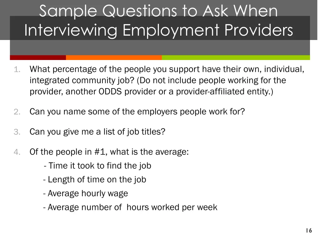 sample questions to ask when interviewing