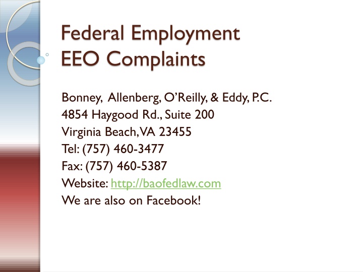 federal employment eeo complaints