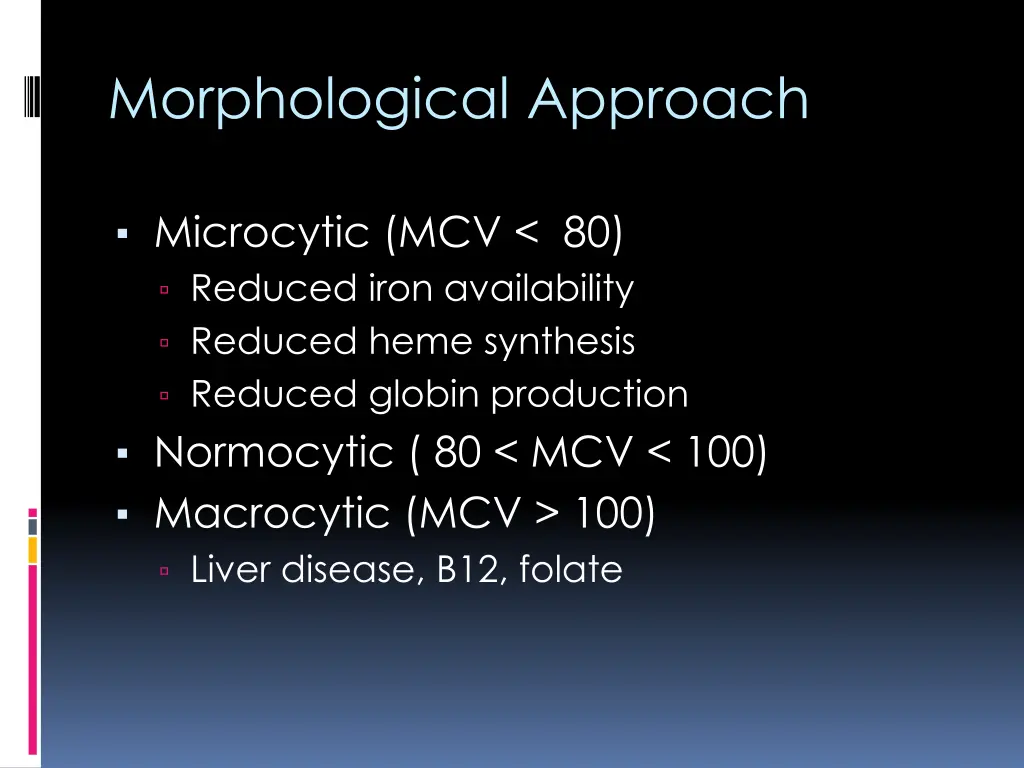 morphological approach