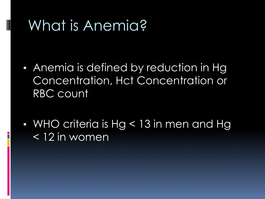 what is anemia