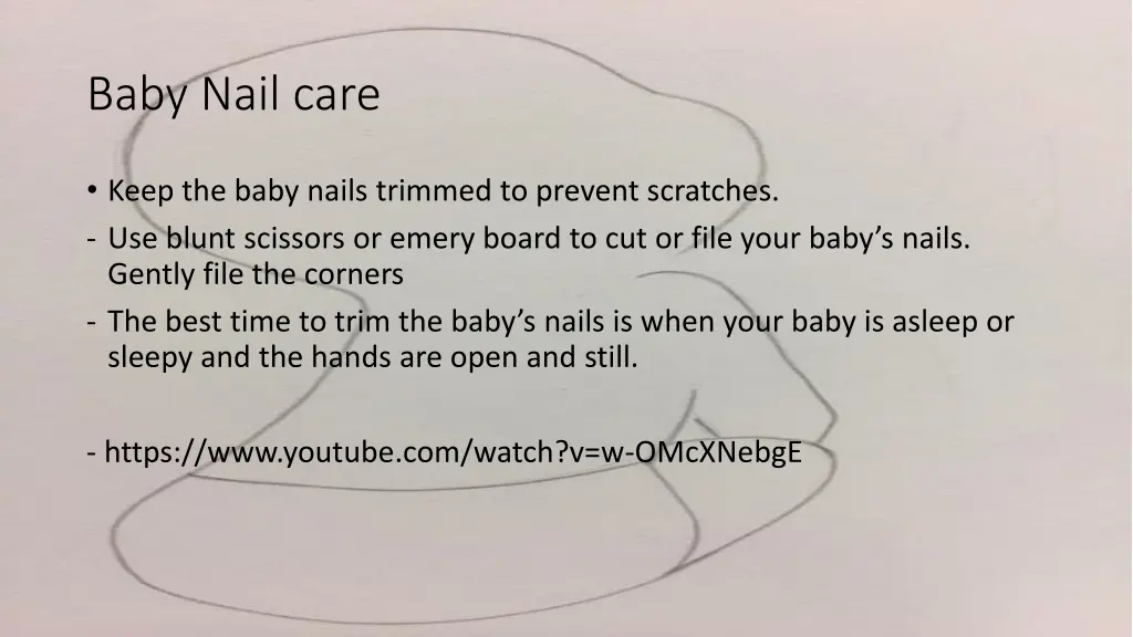 baby nail care