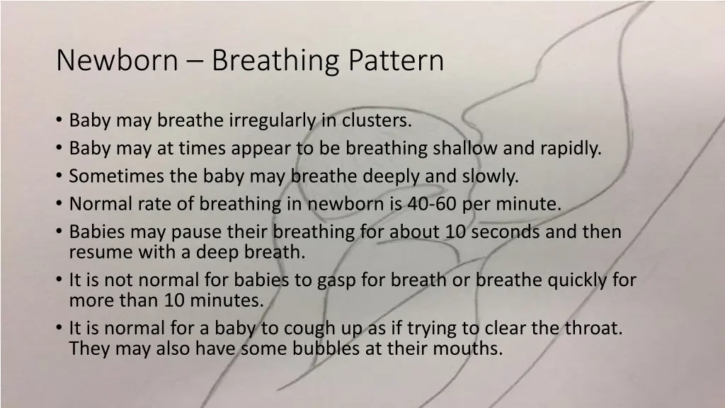 newborn breathing pattern