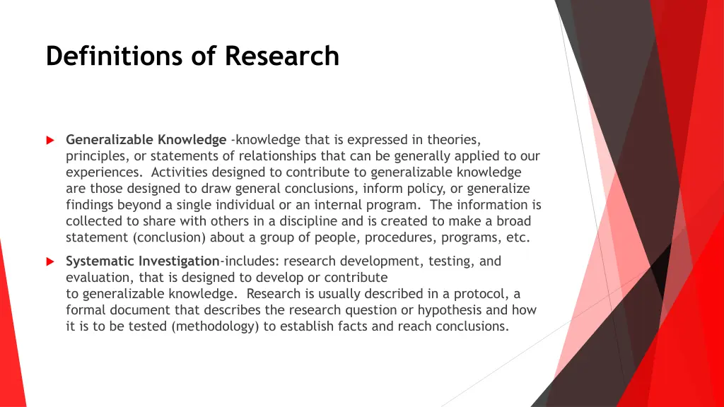 definitions of research