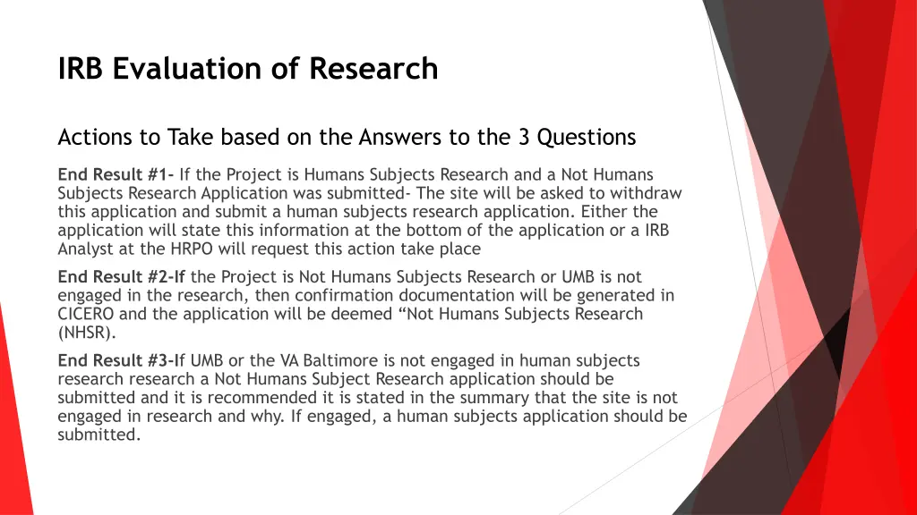 irb evaluation of research