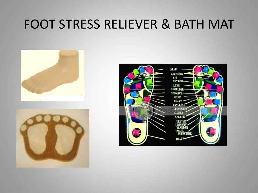 foot stress reliever bath mat