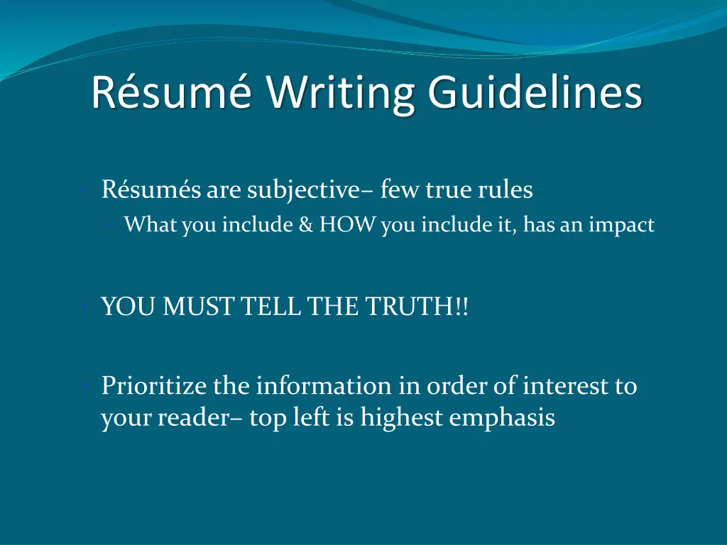 r sum writing guidelines