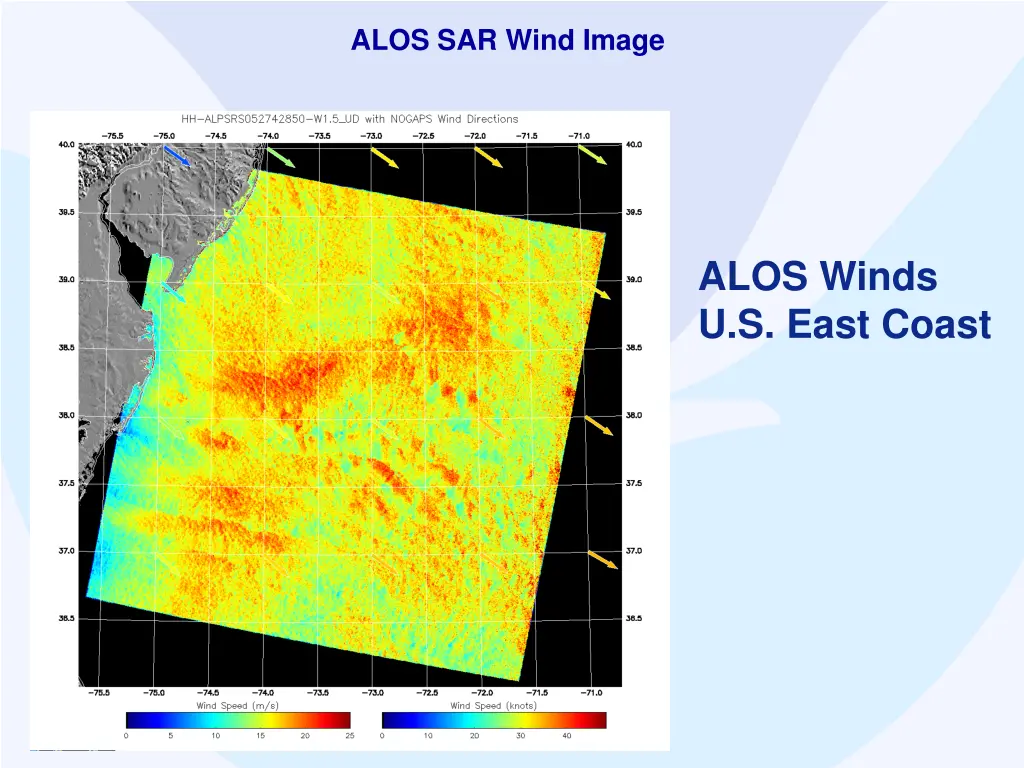 alos sar wind image