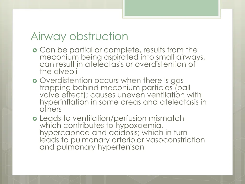 airway obstruction can be partial or complete