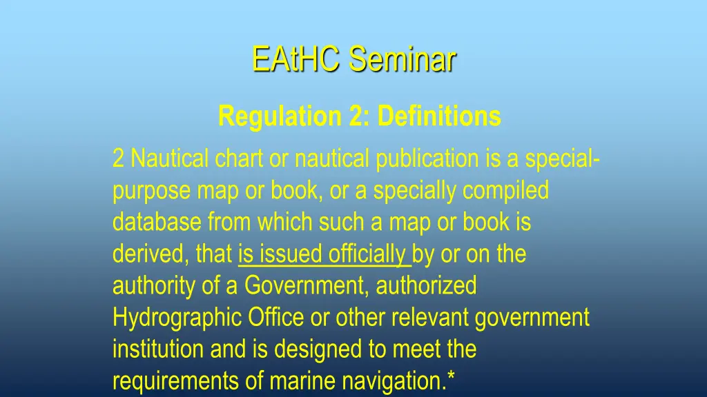 eathc seminar 2