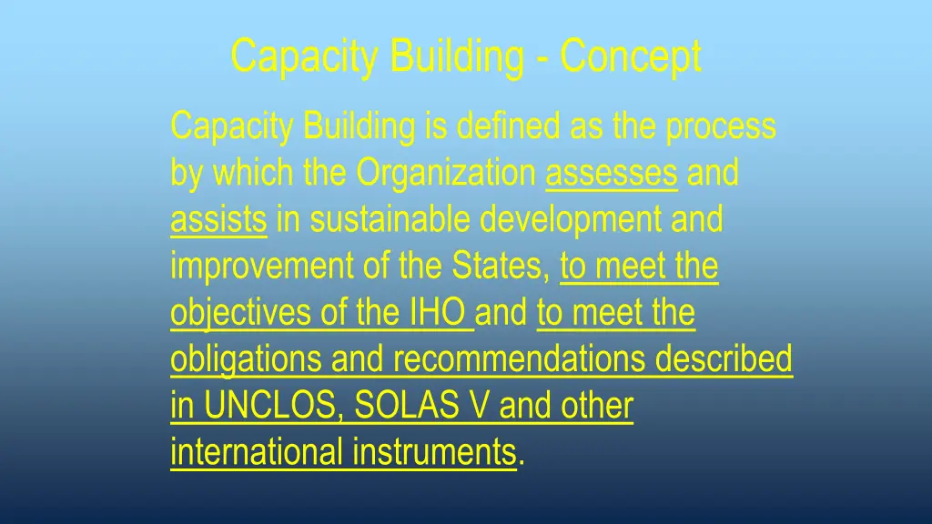 capacity building concept