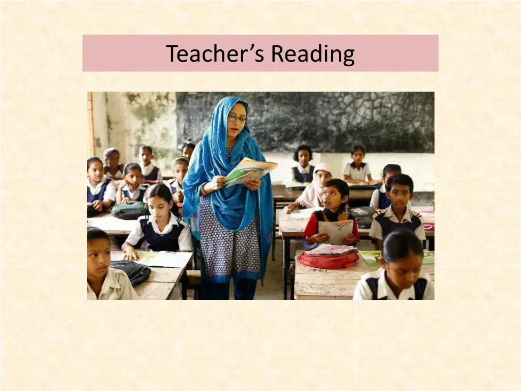 teacher s reading