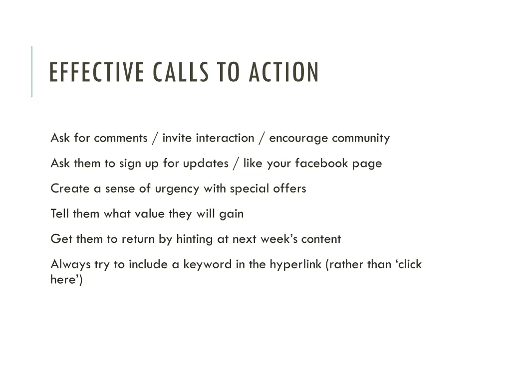 effective calls to action