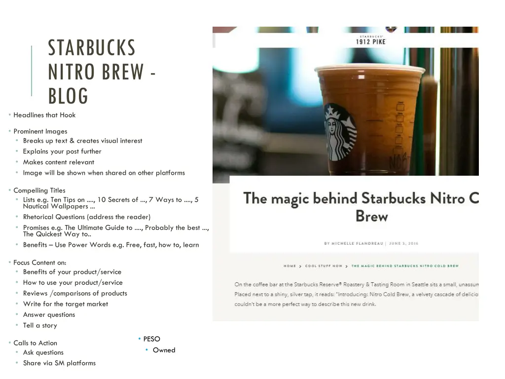 starbucks nitro brew blog headlines that hook