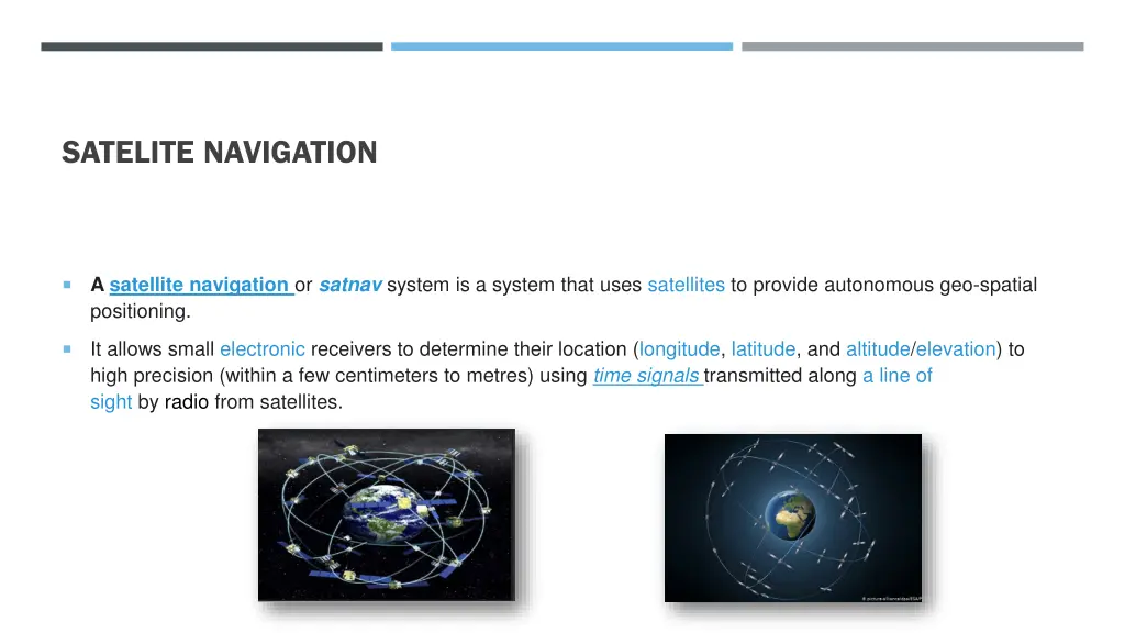 satelite navigation