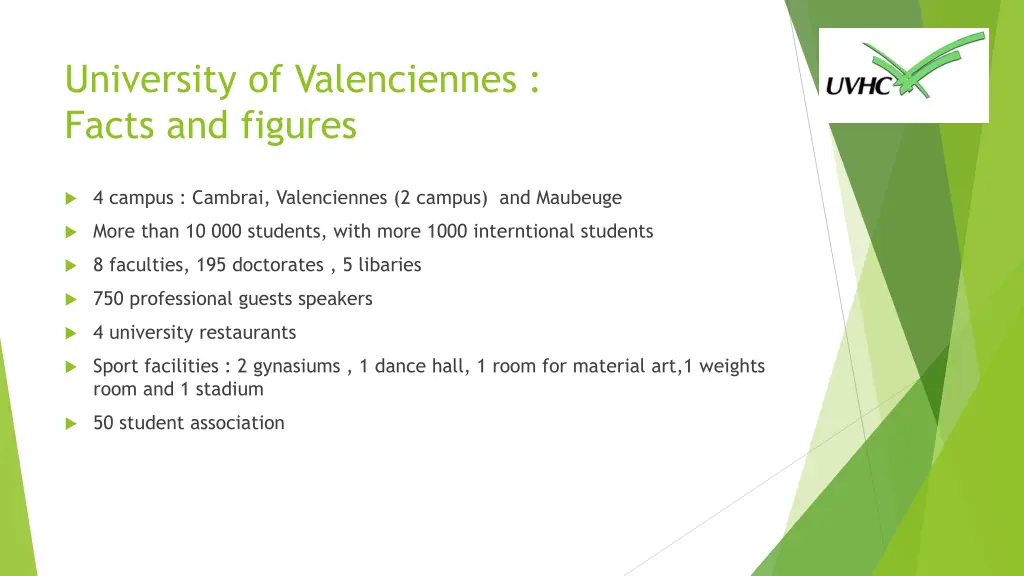 university of valenciennes facts and figures